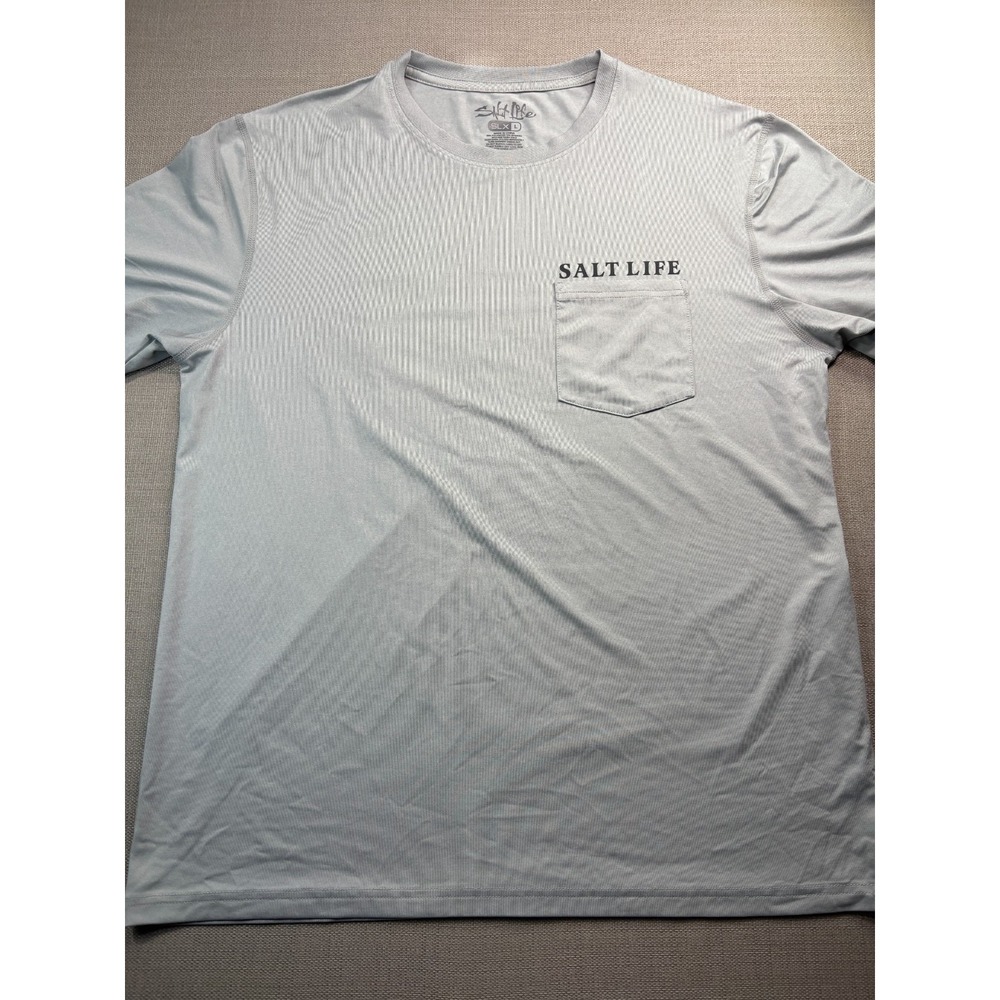 Salt Life Men's Fishing Shirt UV Protection Size L